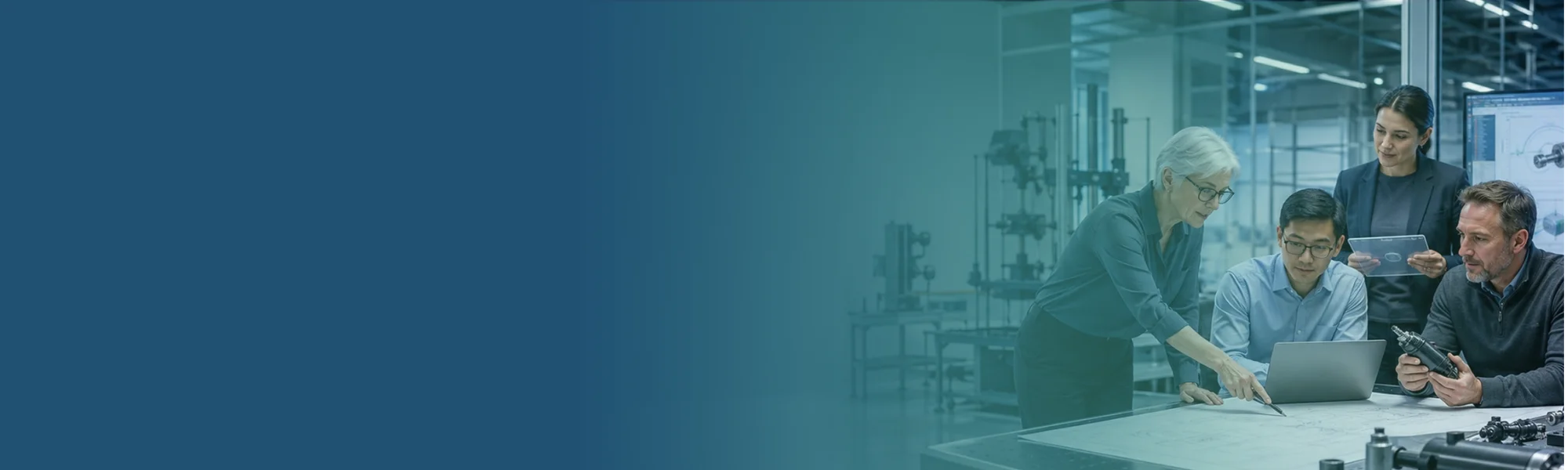 Field measurement header